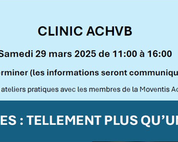 Clinic ACHVB - Changement de date!